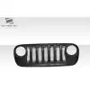 2007-2018 Jeep Wrangler Duraflex JK JL Look Grille - 1 Piece - Image 2