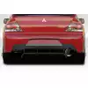 2003-2006 Mitsubishi Lancer Evolution 8 9 Duraflex VRS Rear Diffuser - 3 Piece - Image 1