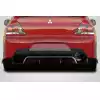 2003-2006 Mitsubishi Lancer Evolution 8 9 Carbon Creations VRS Rear Diffuser - 3 Pieces - Image 1