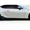 2013-2020 Scion FR-S Toyota 86 Subaru BRZ Duraflex tS Look Side Skirts Rocker Panels - 2 Piece - Image 1