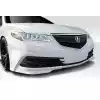 2015-2017 Acura TLX Duraflex A Spec Look Front Lip Add Ons - 2 Piece - Image 2