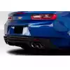 2016-2023 Chevrolet Camaro Duraflex Shark Rear Diffuser - 1 Piece ( Quad exhaust version) - Image 3