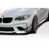 2016-2021 BMW M2 F87 Duraflex GT4 Look Front Bumper Canards - 4 Piece (S) - Image 1