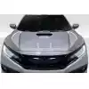 2017-2021 Honda Civic TypeR Duraflex EVS Hood - 1 Piece - Image 1