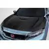 2017-2021 Honda Civic TypeR Carbon Creations EVS Hood - 1 Piece - Image 2