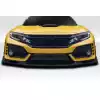 2017-2021 Honda Civic TypeR Duraflex EVS Front Lip Under Spoiler - 1 Piece - Image 1