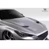 2017-2022 Infiniti Q60 Duraflex TS1 Hood - 1 Piece - Image 2