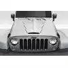 2007-2018 Jeep Wrangler JK Duraflex Tyrano Hood - 1 Piece - Image 1