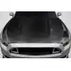 2015-2017 Ford Mustang Carbon Creations OEM Look Hood - 1 Piece - Image 1