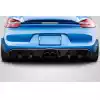 2014-2016 Porsche Cayman Carbon Creations Motox Rear Diffuser - 3 Pieces - Image 1