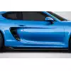 2014-2016 Porsche Cayman Carbon Creations Motox Side Skirt Rocker Panel Splitters - 2 Pieces - Image 1