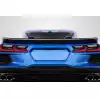 2020-2023 Chevrolet Corvette C8 Carbon Creations Gran Veloce Flush Mount Rear Wing Spoiler - 1 Piece - Image 1