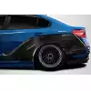 2015-2021 Subaru WRX STI Carbon Creations VRS Wide Body Rear Fender Flares - 9 Piece - Image 1