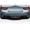 2017-2020 Fiat 124 Spider Abarth Duraflex Speed Rear Lip Spoiler Splitters - 3 Pieces - Image 1