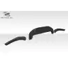 2017-2020 Fiat 124 Spider Abarth Duraflex Speed Rear Lip Spoiler Splitters - 3 Pieces - Image 3