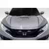 2016-2021 Honda Civic Duraflex Type R Look Hood - 1 Piece - Image 1