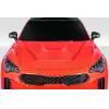 2018-2023 Kia Stinger Duraflex GTS Look Hood - 1 Piece - Image 1