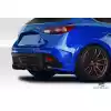 2014-2016 Mazda 3 Hatchback Duraflex KSS Rear Bumper - 1 Piece - Image 2