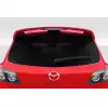 2004-2009 Mazda 3 HB Duraflex Speed3 Look Rear Wing Spoiler - 1 Piece - Image 1