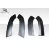 2011-2022 Jeep Grand Cherokee Duraflex SRT Look Rear Fender Flares - 4 Pieces - Image 8