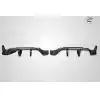 2014-2019 Chevrolet Corvette C7 Carbon Creations Exe Rear Diffuser - 2 Pieces - Image 2