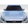 2014-2018 Mazda 3 Duraflex Velocity Hood - 1 Piece - Image 1