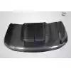 2016-2019 Ford Explorer Carbon Creations GT500 Look Hood - 1 Piece - Image 2