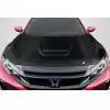 2016-2021 Honda Civic Carbon Creations Time Attack Hood - 1 Piece - Image 1