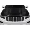 2011-2022 Jeep Grand Cherokee Carbon Creations Venom Hood - 1 Piece - Image 1