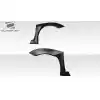 2011-2015 Scion tC Duraflex RBS look Front Fender Flares - 4 PieceS - Image 3