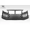 2016-2021 Honda Civic 4DR Duraflex RBT Widebody Look Front Bumper - 1 Piece - Image 2