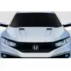 2016-2021 Honda Civic Duraflex Broman Hood - 1 Piece - Image 1