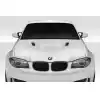 2008-2013 BMW 1 Series M Coupe E82 E88 Duraflex E92 M3 Look Hood - 1 Piece - Image 1