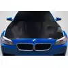 2011-2016 BMW 5 Series F10 4DR Carbon Creations Fusion Hood - 1 Piece - Image 1