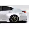 2013-2015 Lexus GS Series G200 GS300 GS350 GS450 GS450H Duraflex AM Design Wide Body Rear Fender Flares - 6 Piece - Image 1