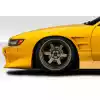 1989-1994 NIssan Silvia S13 Duraflex D1 Sport 25MM Front Fenders - 2 Piece - Image 1