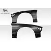 1989-1994 NIssan Silvia S13 Duraflex D1 Sport 25MM Front Fenders - 2 Piece - Image 2