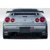 1999-2002 Nissan Skyline R34 2DR Duraflex Estra Rear Bumper - 1 Piece - Image 1