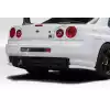 1999-2002 Nissan Skyline R34 2DR Duraflex Estra Rear Bumper - 1 Piece - Image 3