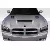 2006-2010 Dodge Charger Duraflex Hellcat Redeye Look Hood - 1 Piece - Image 1