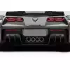 2014-2019 Chevrolet Corvette C7 Duraflex GTR Rear Diffuser - 2 Pieces - Image 1