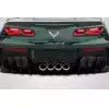 2014-2019 Chevrolet Corvette C7 Carbon Creations GTR Rear Diffuser - 2 Pieces - Image 1