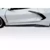 2020-2023 Chevrolet Corvette C8 Duraflex Gran Veloce Wide Body Side Skirt Rocker Panel Splitters - 2 Pieces - Image 2