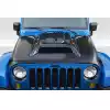 2007-2018 Jeep Wrangler JK Duraflex Avenge Vented Hood - 1 Piece - Image 1