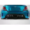 2014-2016 Scion tC Carbon Creations Boss Rear Diffuser - 1 Piece - Image 1