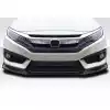 2016-2018 Honda Civic 2DR 4DR Duraflex Yoka Front Lip Spoiler Air Dam - 3 Pieces - Image 1