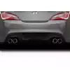 2010-2016 Hyundai Genesis Coupe Duraflex Twins Rear Diffuser - 1 Piece - Image 1