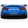 2014-2020 BMW 4 Series F32 Duraflex Quadro Rear Diffuser - 1 Piece - Image 1