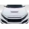 1992-2020 Universal Honda Civic Duraflex GTAK Hood Scoop - 1 Piece - Image 1