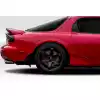 1993-1997 Mazda RX-7 Duraflex Fuji Rear Fender Flares - 2 Piece - Image 1